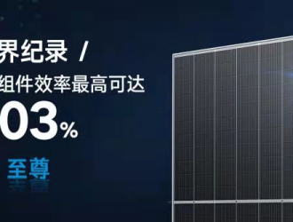 210組件效率高達23.03%! 天合光能刷新世界紀錄